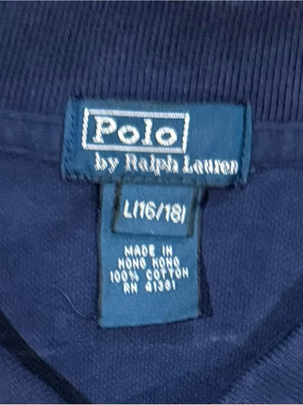 Polo by Ralph Lauren Navy Crewneck Tee